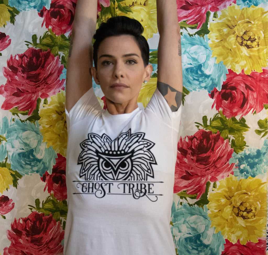 Ghost Tribe T-Shirt - Owl White Label Women's - Ghost Tribe